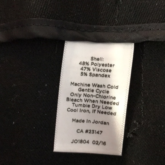 Talbots black slim fitting pants - Picture 8 of 11